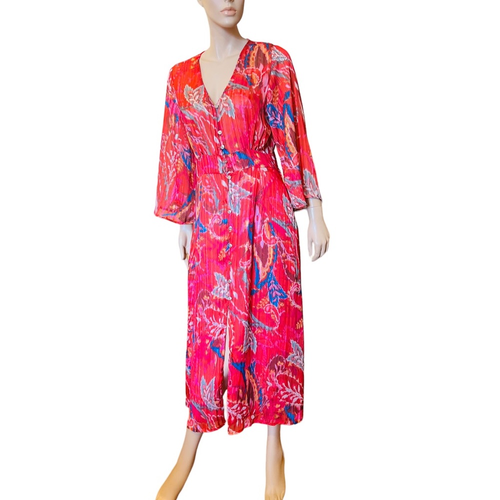 INDEFEIR New Without Tag Maxi Bohemian Dress Size Large in excellent condition